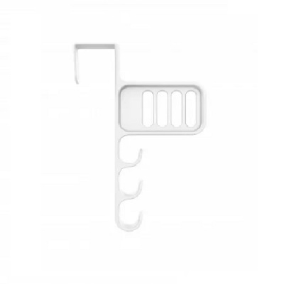 Вешалка на дверь (белый, прозрачный)