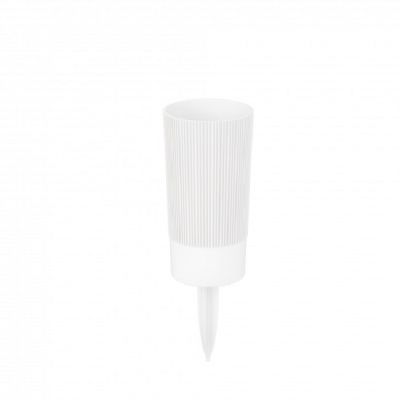 Ваза под срезку с колышком 100х100х315мм "Версаль" (белый)