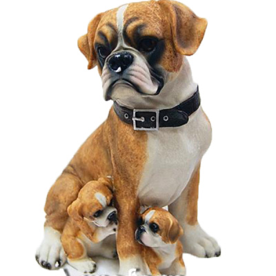 Собака Боксер семья