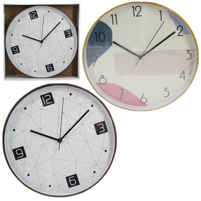 Часы настенные Ø-30см ДИФФЕРЕНТ