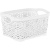 Корзинка прямоугольная Fiori 3,3л белое облако (то)