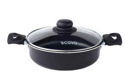 Жаровня CONSUL D-260мм, стеклянная крышка