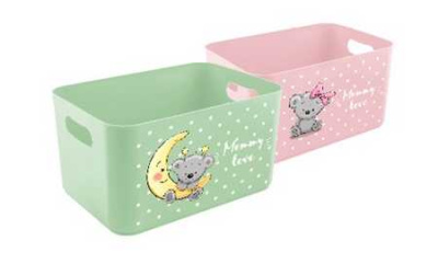 Корзина для детских игрушек Mommy love (чайное дерево) (то)