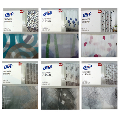 Штора для ванной комнаты 180*180см EVA