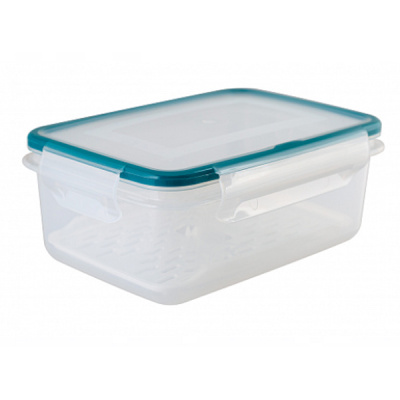 Контейнер для СВЧ 0,75л "ЭКСТРА ЛОК" S с сеткой (хвоя) (то)