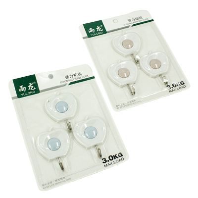 Крючки фигурные 3шт (пластик, металл)