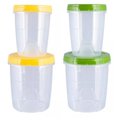 Набор банок 2шт.с закруч. крышкой 0,6л.+1,3л. (то)