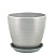 Горшок Перламутр бутон серый 15см (РС 56/2)