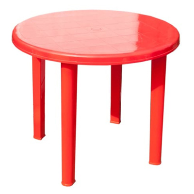 Стол круглый d 900 мм красный (то)