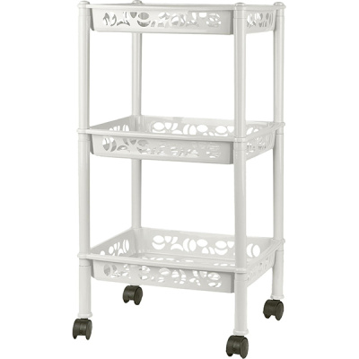 Этажерка 3-х секц.прямоугольная Light малая белое облако (то)