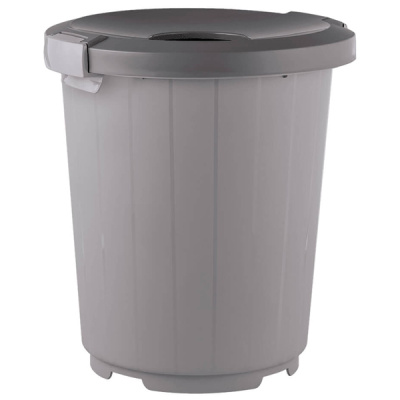 Бак 105л с крышкой воронкой (серый)