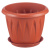 Кашпо АЛИЦИЯ с поддоном D140 мм 1л