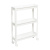 Этажерка узкая VIKEA 3-х ярусная на колесах (белый) (то)