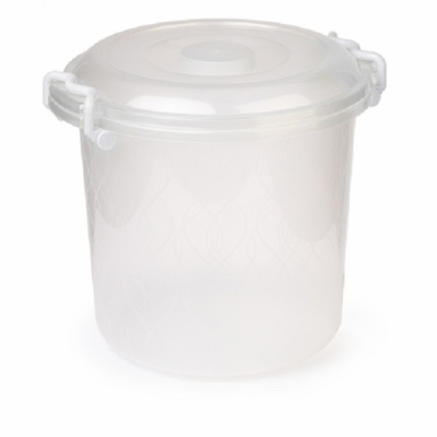 Контейнер круглый с ручками 10л (прозрачный)(то)