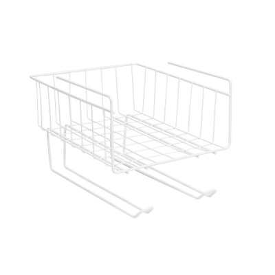 Корзина подвесная с держателями  280х240x210 мм (белый)(хпп) (то)
