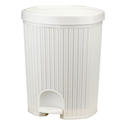 Контейнер для мусора  ВЯЗАНИЕ 18л с педалью (то)