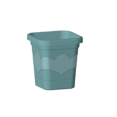 Горшок "Валенсия" Квадрат, D19,  2,9л, ментол (то)