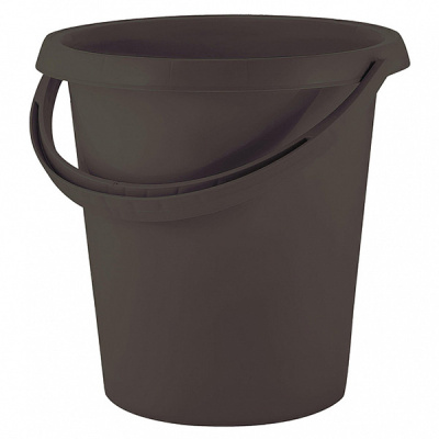 Ведро 12л Rock'n'Roll антрацит (то)