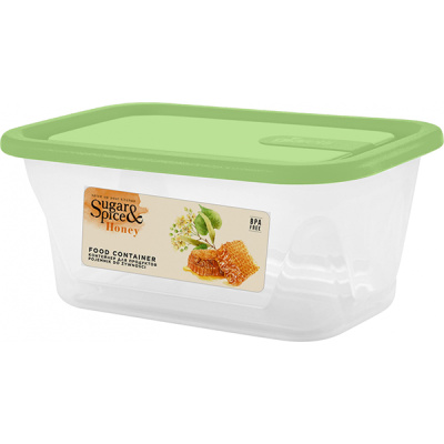 Контейнер д/продуктов Honey 0,2л прямоуг. фисташка (то)