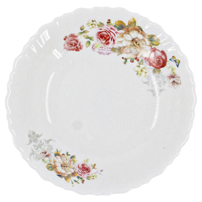 Тарелка глубокая 19см ГРАЦИЯ (стеклокерамика)