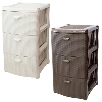 Комод РОТАНГ 3 секции (то)