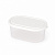 Ёмкость для СВЧ овальная 0,65л. (белый)(то)
