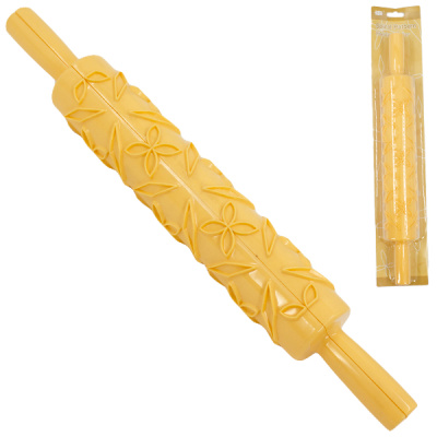 Скалка фигурная 39см (пластик)