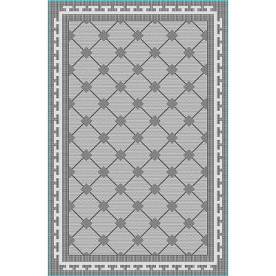 Циновка ЭКО,77022 размер 100х200,(2 м2)  цвет светло-серый, Россия