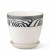 Горшок Роспись бутон зебра 15см (РС180/2)     
