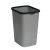 Ведро для мусора с фиксатором 9/10л "Tandem" (сер.металлик/черный) (то) Ведро для мусора с фиксатором 9/10л "Tandem" (сер.металлик/черный) (то)