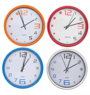 Часы настенные, диаметр 20см( мятые коробки)