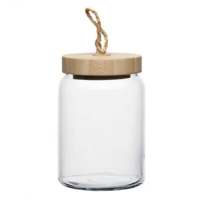 Банка с бамбук. крышкой ВУДИ 860 мл