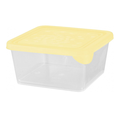 Контейнер д/продуктов Delicate 0,45л квадратный груша (то)