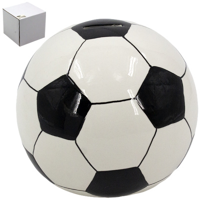Копилка керамическая ФУТБОЛЬНЫЙ МЯЧ большой  Ø-17см