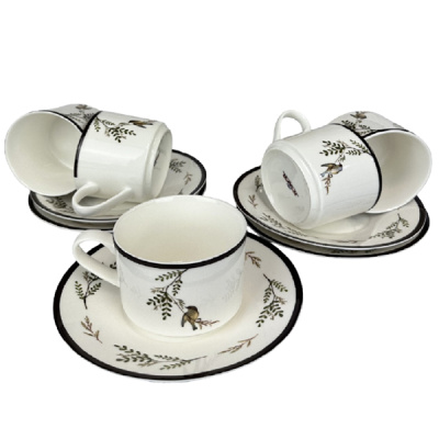 Чайный набор JEWEL Ботаника 12 предметов (фарфор)