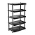 Этажерка для обуви "Комфорт" 5 полок (черная)