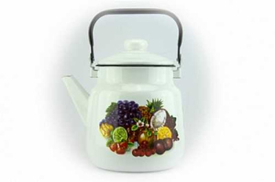 Чайник эмал  3,5л Фрукты-овал-Г
