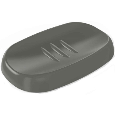 Мыльница "SCANDI" 130х80х20мм (серый)(то)